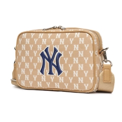Túi MLB Monogram Crossbody New York Yankees D.Beige