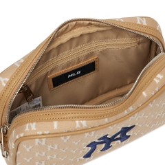 Túi MLB Monogram Crossbody New York Yankees D.Beige