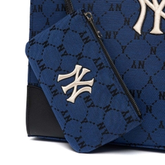 Túi MLB Mono Diamond Jacquard Tote Bag New York Yankees D.Blue
