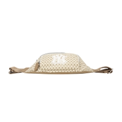 Túi MLB Monogram Hip Sack New York Yankees Beige 2021