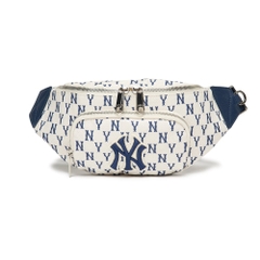 Túi MLB Monogram Hip Sack New York Yankees Cream