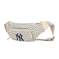 Túi MLB Monogram Hip Sack New York Yankees Ivory 2021
