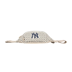 Túi MLB Monogram Hip Sack New York Yankees Ivory 2021