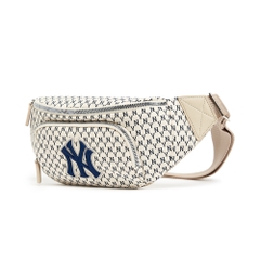 Túi MLB Monogram Hip-Sack New York Yankees Ivory