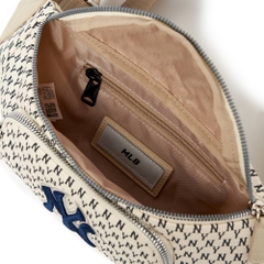 Túi MLB Monogram Hip-Sack New York Yankees Ivory