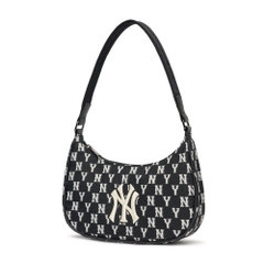 Túi MLB Monogram Hobo Bag New York Yankees Black