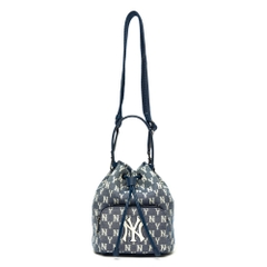 Túi MLB Monogram Jacquard Bucket Bag New York Yankees Navy