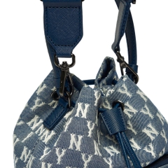 Túi MLB Monogram Jacquard Bucket Bag New York Yankees Navy