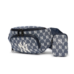 Túi MLB Monogram Jacquard Hip Sack New York Yankees Navy