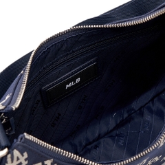 Túi MLB Korea Monogram Jacquard Hobo Bag LA Dodgers D.Navy