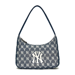 Túi MLB Monogram Jacquard Hobo Bag New York Yankees Navy 2021