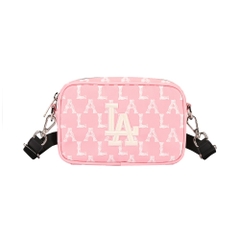 Túi MLB Monogram Mini Crossbody New York Yankees Pink