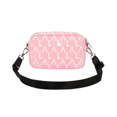 Túi MLB Monogram Mini Crossbody New York Yankees Pink