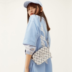 Túi MLB Monogram Mini Crossbody New York Yankees White