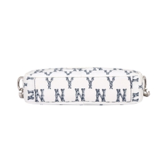 Túi MLB Monogram Mini Crossbody New York Yankees White