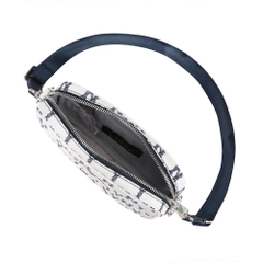 Túi MLB Monogram Mini Crossbody New York Yankees White