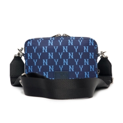 Túi MLB Korea Monogram Mini Crossbody New York Yankees L.Navy