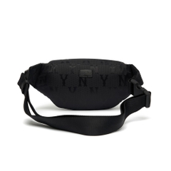 Túi MLB Monogram Nylon Jacquard Hip Sack New York Yankees Black