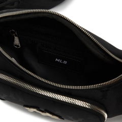 Túi MLB Monogram Nylon Jacquard Hip Sack New York Yankees Black