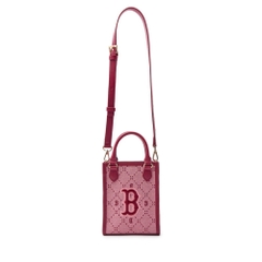 Túi MLB Korea [KIDS] Diamond Monogram Phone Pouch Boston Red Sox D.Peach
