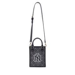 Túi MLB Korea [KIDS] Diamond Monogram Phone Pouch New York Yankees Black