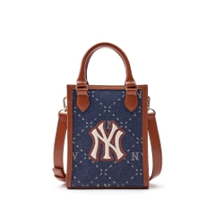 Túi MLB Korea [KIDS] Diamond Monogram Phone Pouch New York Yankees Navy