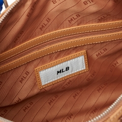 Túi MLB Monotive Coated Canvas Boston Bag M Boston Red Sox Sand