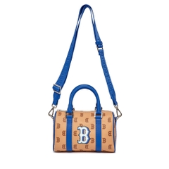 Túi MLB Monotive Coated Canvas Boston Bag S Boston Red Sox Sand