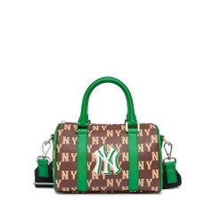 Túi MLB Monotive Coated Canvas Boston Bag S New York Yankees D.Brown
