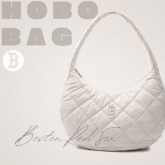 Túi MLB Korea Quilted Hobo Bag Large Boston Red Sox Cream