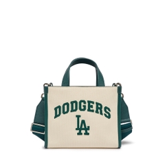 Túi MLB Varsity Basic Canvas Mini Tote Bag LA Dodgers Cream