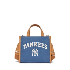 Túi MLB Varsity Basic Canvas Mini Tote Bag New York Yankees Indigo