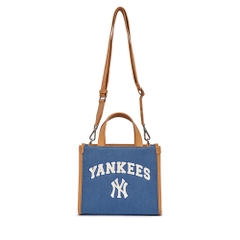 Túi MLB Varsity Basic Canvas Mini Tote Bag New York Yankees Indigo