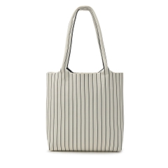 Túi MLB Korea Basic Big Logo Knit Tote Bag New York Yankees Cream