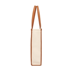 Túi MLB Basic Canvas Vertical Tote Bag Boston Red Sox Cream