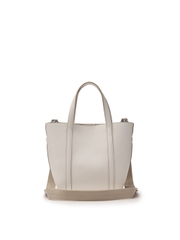 Túi MLB Korea Basic PU Window Tote Boston Red Sox Cream