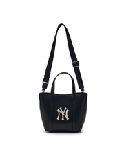 Túi MLB Korea Basic PU Window Tote New York Yankees Black
