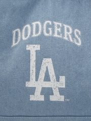 Túi MLB Vintage Lettering Denim Shopper Bag LA Dodgers Blue [Karina PICK]
