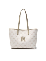Túi MLB Dia Mono Jacquard Tote Bag New York Yankees Cream
