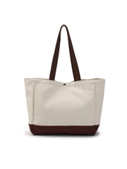 Túi MLB Vintage Lettering Shopper Bag Boston Red Sox Cream [Karina PICK]