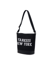 Túi MLB Korea Varsity Jacquard Bucket Bag New York Yankees Black