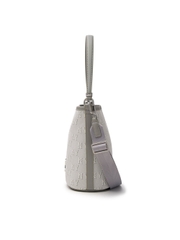 Túi MLB Korea Classic Mono Jacquard Bucket Bag New York Yankees Grey