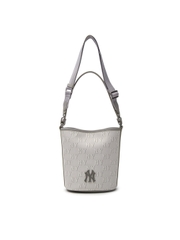 Túi MLB Korea Classic Mono Jacquard Bucket Bag New York Yankees Grey