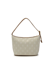 Túi MLB Classic Mono Jacquard Hobo Bag Boston Red Sox Beige