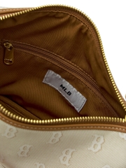 Túi MLB Classic Mono Jacquard Hobo Bag Boston Red Sox Beige