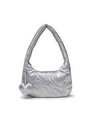 Túi MLB Basic Sporty Stitch Hobo Bag New York Yankees Silver