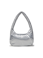 Túi MLB Basic Sporty Stitch Hobo Bag New York Yankees Silver