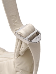 Túi MLB Korea Curve Padded Hobo Bag Boston Red Sox Cream