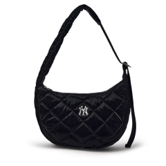Túi MLB Korea Curve Padded Hobo Bag New York Yankees Black