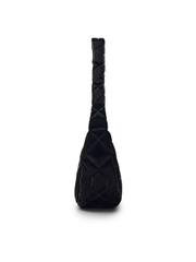Túi MLB Korea Curve Padded Hobo Bag New York Yankees Black